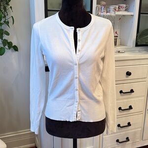 White House Black Market white cardigan